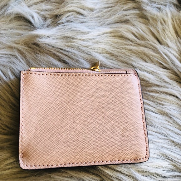 NWT Michael Kors studded card case wallet pink - Picture 2 of 4